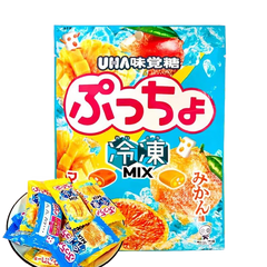 UHA Puchao Mango & Orange Chewy Gummy Candy 80g