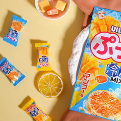 UHA Puchao Mango & Orange Chewy Gummy Candy 80g