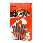 Want-Want Vanilla Chocolate Egg Rolls Heibaipei 60g