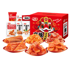 Weilong Spicy Gluten Strips (Latiao) Mixed Gift Box 836g