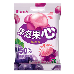 Orion Peelable Grape Flavor Gummy Candy 70g