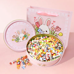 White Rabbit Creamy Candy Assorted Flavors in Premium Tin Packaging 300g