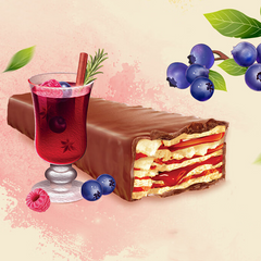 Nestle Crunchy Shark Wafer Cookies Berry Mulled Wine Flavor 446.4g