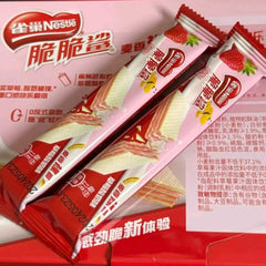 Nestle Crunchy Shark Wafer Cookies Strawberry Yogurt Flavor 176g