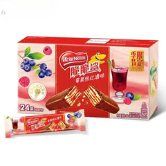 Nestle Crunchy Shark Wafer Cookies Berry Mulled Wine Flavor 446.4g