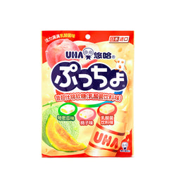 Uha Puchao Chewy Candy Assorted Probiotic Flavors 90g