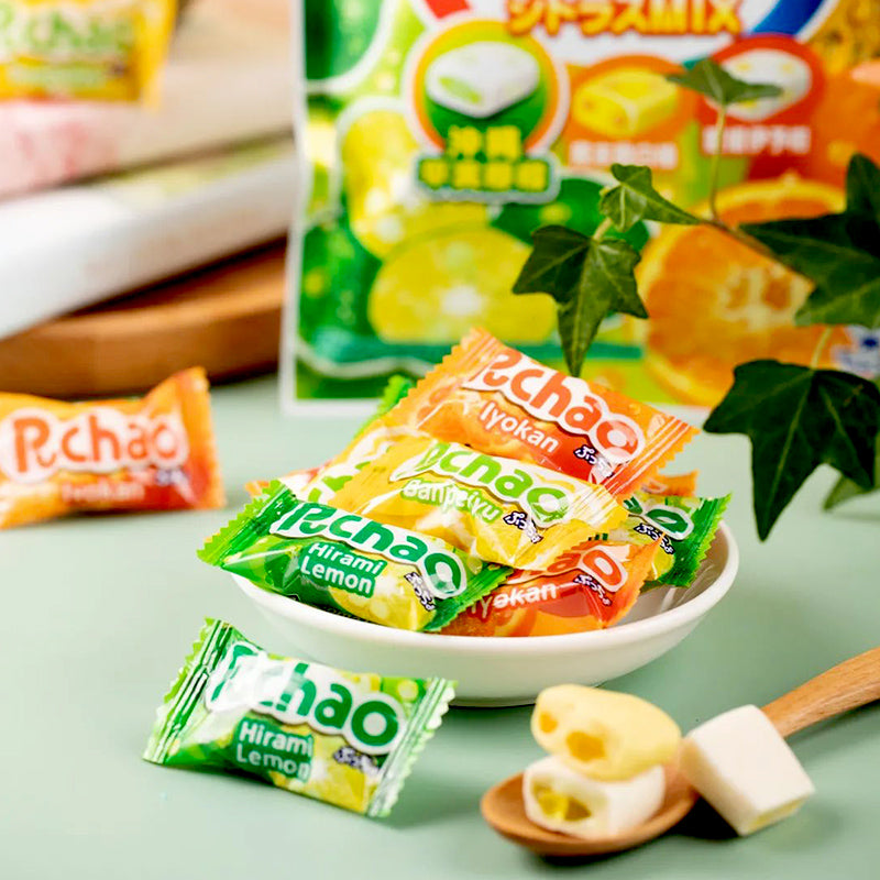 Uha Puchao Chewy Candy Assorted Citrus Fruit Flavors 90g – Yumsbox