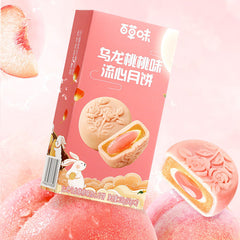 Baicaowei White Peach Oolong Tea Flavored Mooncake 100g