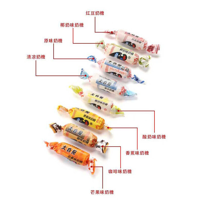 White Rabbit Creamy Candy Assorted Flavors 500g – Yumsbox