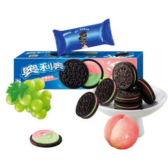 Oreo White Grape & Peach Dual-Fruit Flavor Cookies 97g