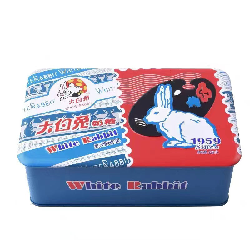 White Rabbit Creamy Candy Original Flavor in Premium Tin Packaging 228 ...