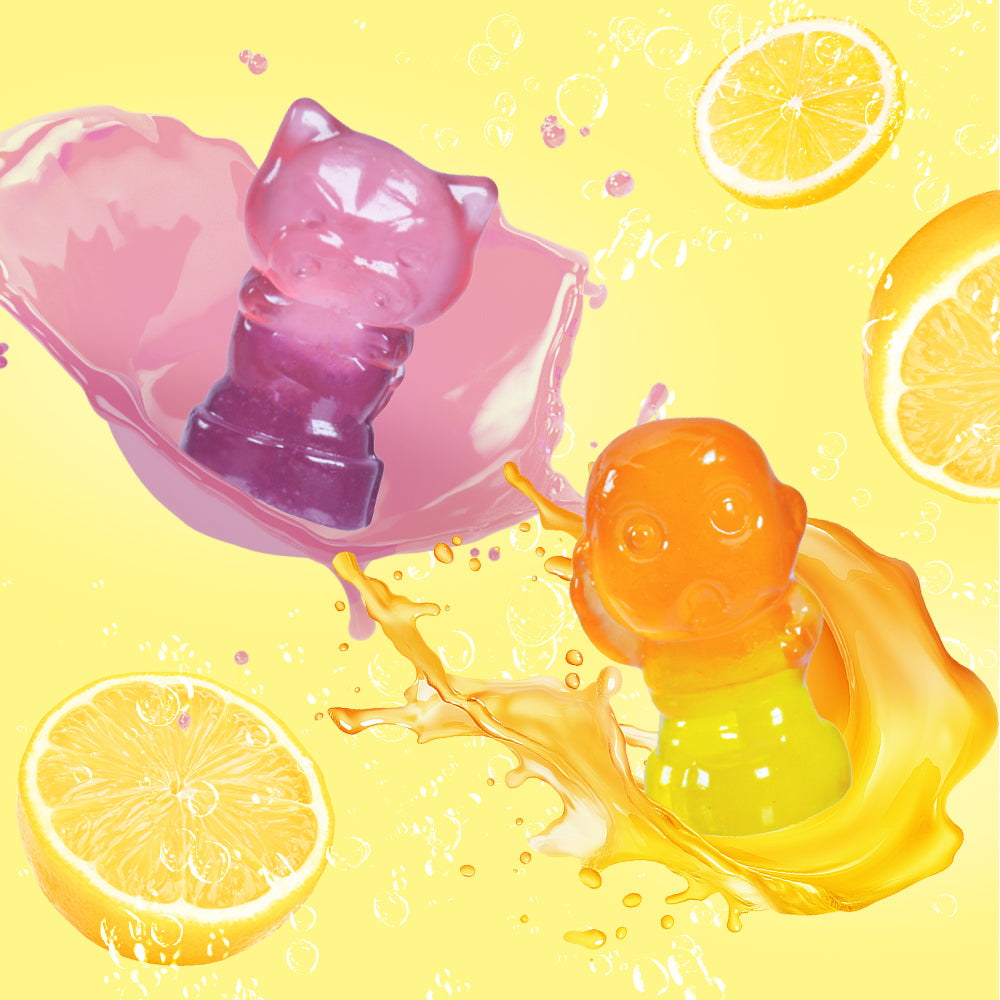 Amos Crayon Shin-chan Lemon Soda Gummy Candy 60g – Yumsbox