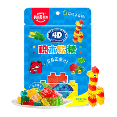 Amos 4D Creative Building Blocks Gummy Candy 72g