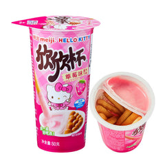 Meiji Hello Kitty Strawberry Dip Biscuit Sticks 50g