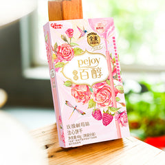 Glico Pejoy Rose Raspberry-Flavored Biscuit Sticks 48g