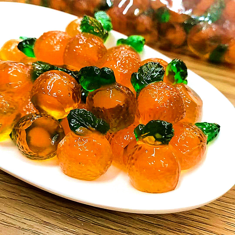 Amos 4D Orange Fruit Filled Gummy Candy 65g – Yumsbox