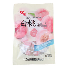 Hongyuan White Peach Hard Candy 80g