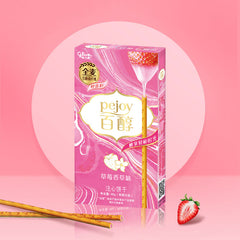 Glico Pejoy Strawberry-Filled Biscuit Sticks 48g