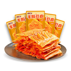 YanjinShop Latiao Spicy Strips Dried Bean Curd 10 Packs 117g Total