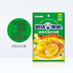 UHA Honey & Grapefruit Drops Hard Candy 103g