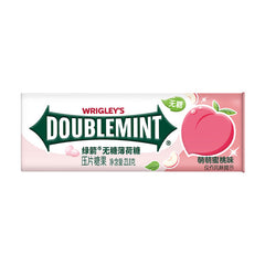 Wrigley's Doublemint Sugar-Free White Peach Mint Candy 23.8g