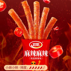 Weilong Spicy Sticks Mala Spicy Strips Medium Spicy Delight 108g