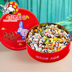 White Rabbit Creamy Candy Assorted Flavors in Premium Tin Packaging 400g