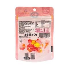 Amos 4D Peach Flavor Star Kirby Gummy Candy 60g
