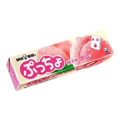 UHA Puccho Chewy White Peach Candy 50g