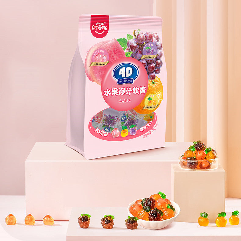 Amos Fruit-Shaped Gummy Candy Mix 228g – Yumsbox