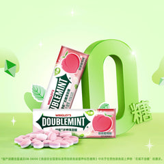 Wrigley's Doublemint Sugar-Free White Peach Mint Candy 23.8g