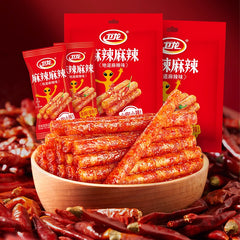 Weilong Spicy Sticks Mala Spicy Strips Medium Spicy Delight 108g