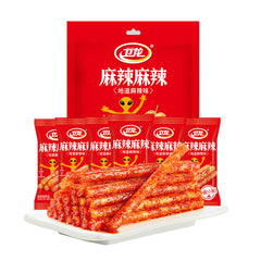 Weilong Spicy Sticks Mala Spicy Strips Medium Spicy Delight 108g