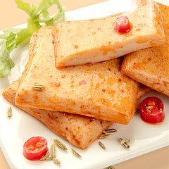 Yanjin Shop Fish Tofu Spicy Dried Tofu Snacks 200g